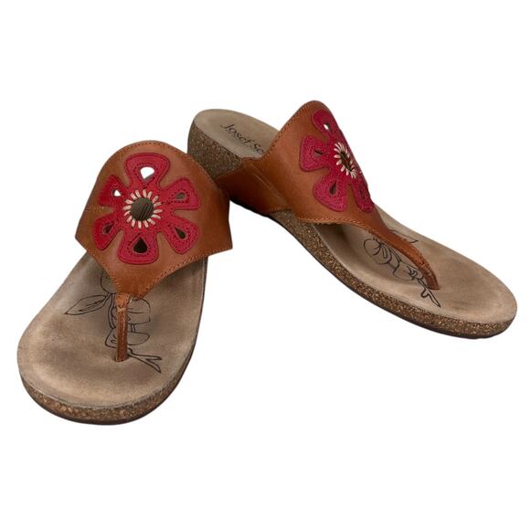 Josef Seibel Natayla Thong Sandals 42 Flip Flops - Picture 9 of 10